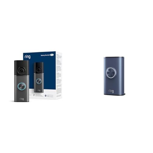 Ring Battery Doorbell 4K Pro (newest model), Retinal 4K with wide-angle video, up to 10x Enhanced Zoom, Night Vision, and Quick Release Ultra Battery Pack, Deep Silver