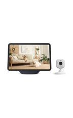 Amazon Echo Show 11 (newest model) Full-HD 11" Display with Alexa+ & Blink Mini 2K+ Indoor Security Camera Bundle - Glacier White