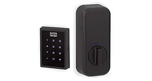 EMTEK Empowered Motorized Touchscreen Keypad Deadbolt - Choice of 4 Finishes - EMP0101US19 - Flat Black (US19)