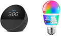 Echo Spot with Energetic Smart Color Bulb