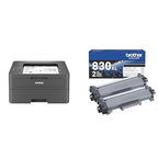 Brother HL-L2405W Wireless Compact Monochrome Laser Printer with Mobile Printing, Black & White Output | Includes Refresh Subscription Trial(1), Works with Alexa