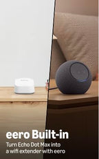 Amazon Echo Dot Max (newest model), Alexa speaker with room-filling sound and nearly 2x bass, Great for living rooms and medium-sized spaces, Designed for Alexa+, Graphite