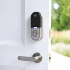 Google Nest x Yale Lock - Tamper-Proof Smart Lock for Keyless Entry - Keypad Deadbolt Lock for Front Door - Satin Nickel