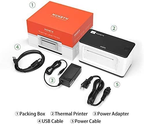 MUNBYN RealWriter 941 Bluetooth USB 4x6 Shipping Thermal Label Printer