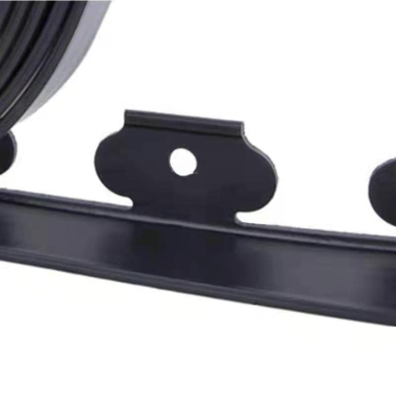 Garden Edging，160ft Landscape Edging with 200 Spikes for Lawn 2 Inch Tall(Black, 160FT)