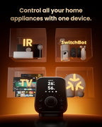 Switchbot Smart Switch Button Pusher (Bluetooth) – Fingerbot for Rocker Switch/One-Way Buttons with Remote and hub 3, App Timer Control, No Wiring, Optional Hub Required for Voice/Remote, White