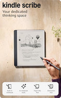 Amazon Kindle Scribe (16GB) - Your notes, documents and books, all in one place. With built-in AI notebook summarization. Includes Premium Pen - Tungsten