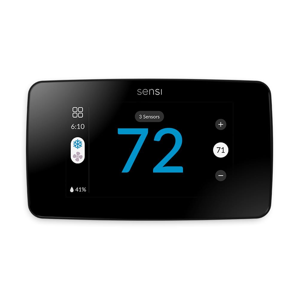 Sensi Touch 2 Smart Thermostat Wi-Fi, Alexa, Energy Star Certified, ST76