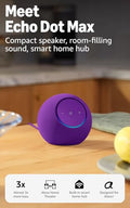Amazon Echo Dot Max (newest model), Alexa speaker with room-filling sound and nearly 2x bass, Great for living rooms and medium-sized spaces, Designed for Alexa+, Graphite