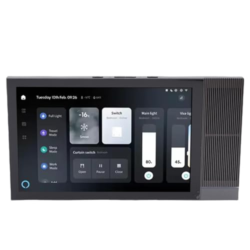 Tangxi Smart Home Control Panel, 8 Inch Touchscreen with Voice Control, Wall Mounted, for Tuya Smart Life App and Devices