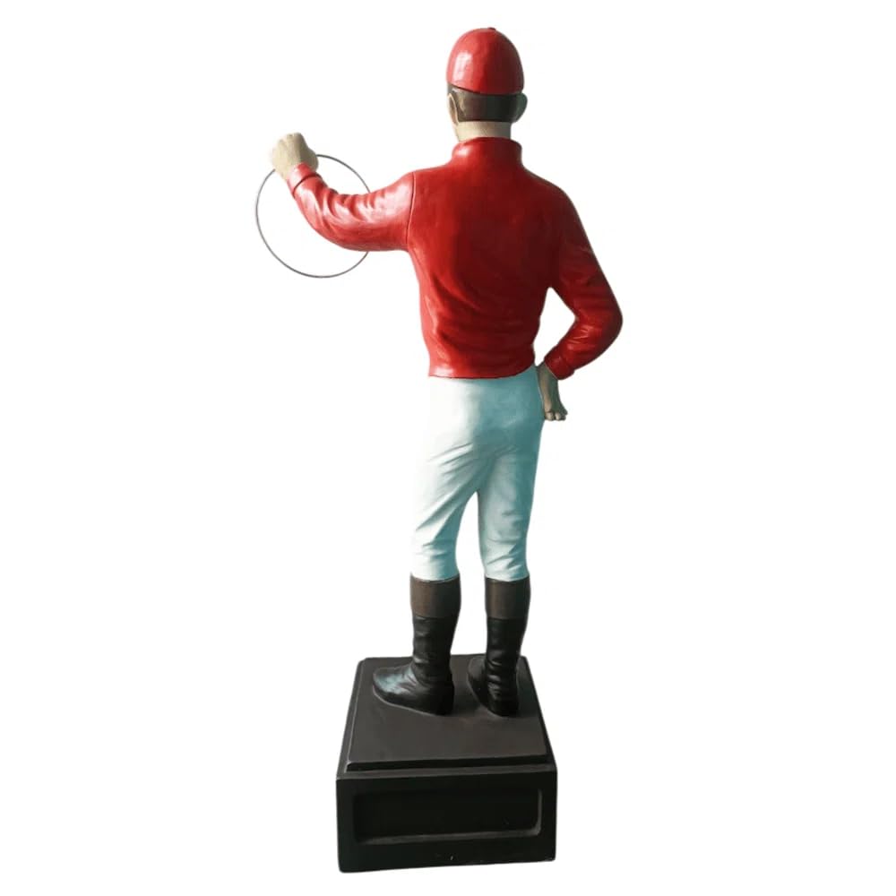 Classic Lawn Jockeys Red Garden Statue Lawn-Jockeys, 36" Height