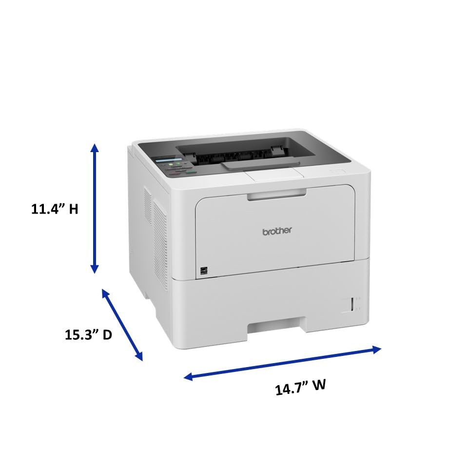 Brother Laser Printer, Monochrome Duplex Wireless Printer, HL-6210DW