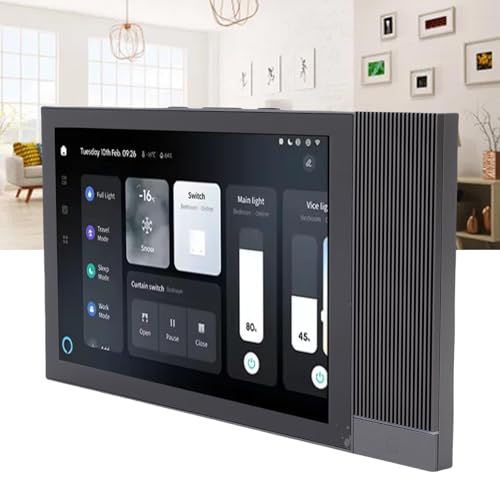 8 Inch Smart Control Touch Screen, WiFi Bluetooth 5.2 Smart Home Control Panel with APP, 2GB RAM and 16GB ROM, Supports External Sound Connections