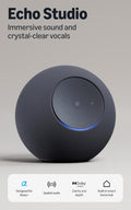 Amazon Echo Studio (newest model), Immersive spatial audio and Dolby Atmos, Designed for Alexa+, Graphite