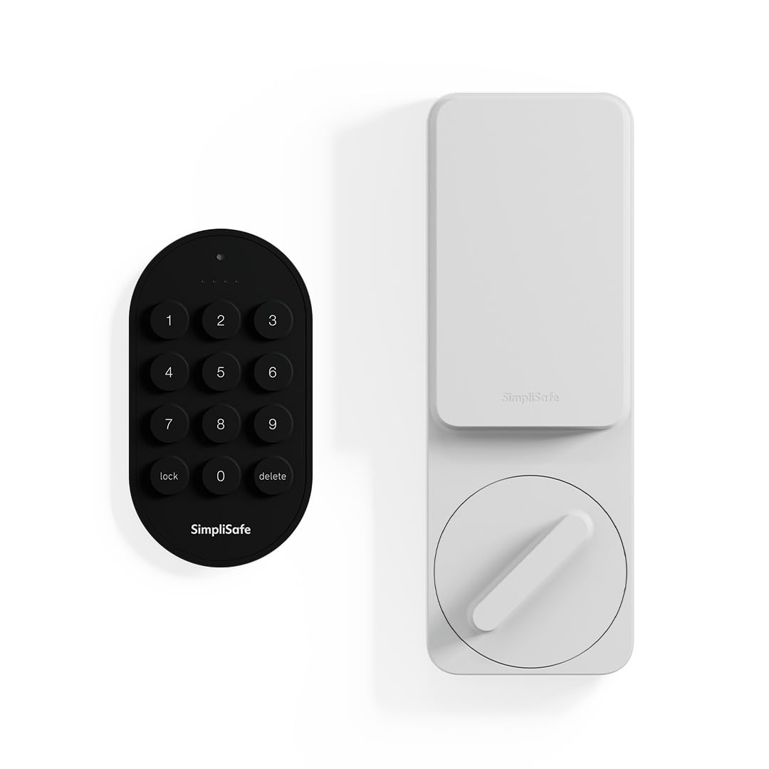 SimpliSafe Smart Lock Series 2 (Black) for The Gen 3 Home Security System