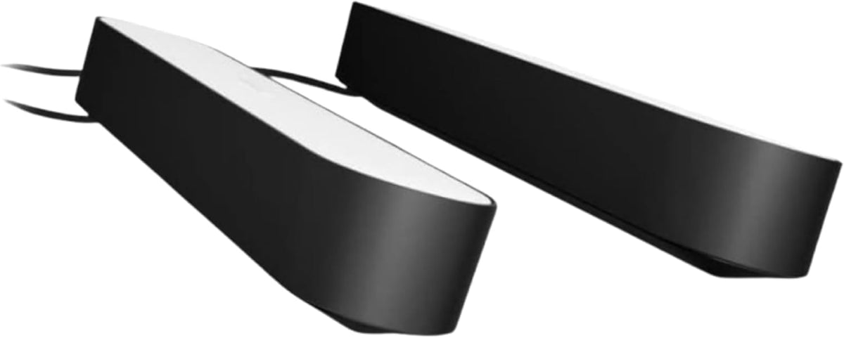 Philips Hue Play Smart Light Bar Base Kit, 2-Pack, Black