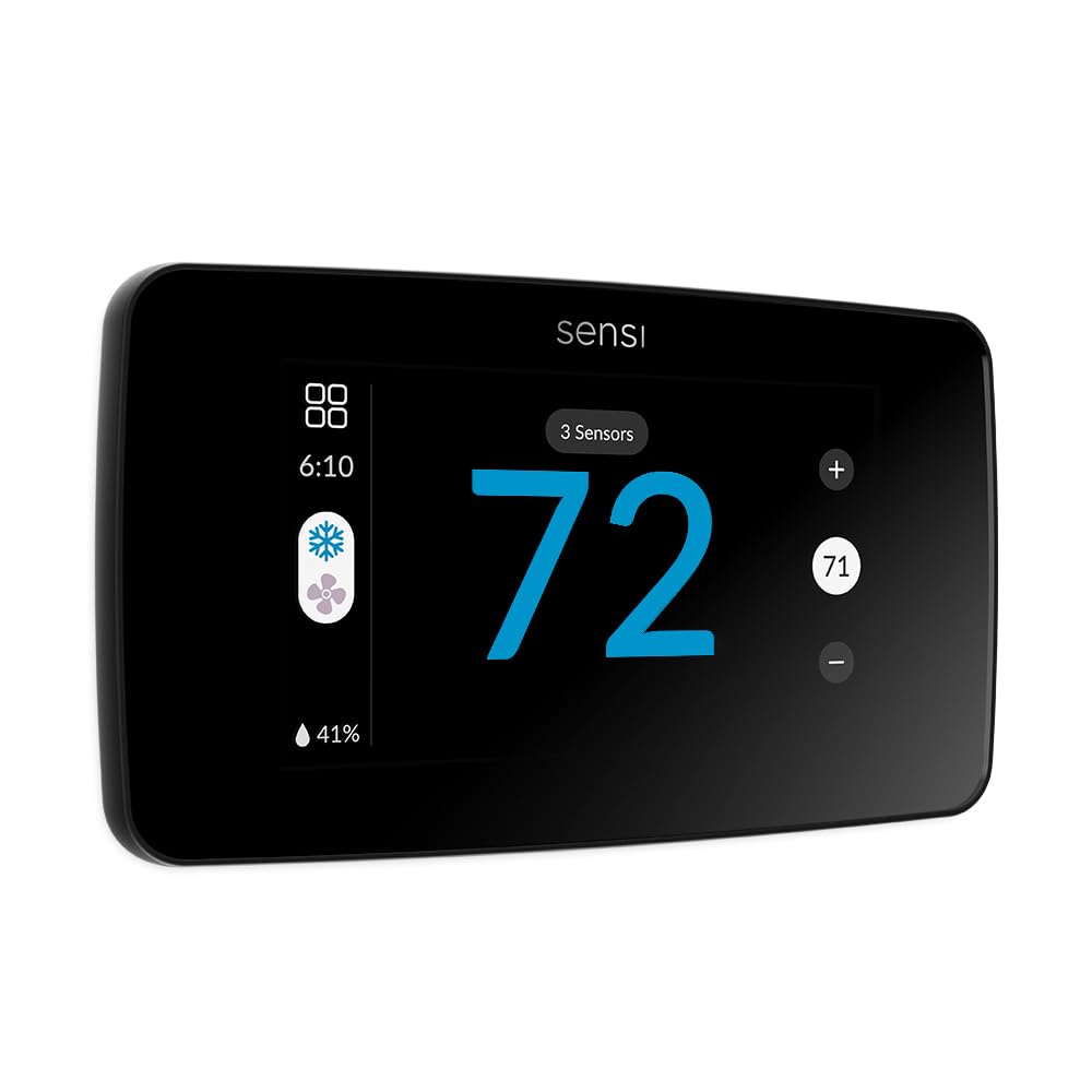 Sensi Touch 2 Smart Thermostat Wi-Fi, Alexa, Energy Star Certified, ST76