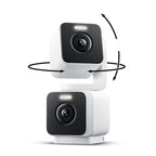 WYZE Duo Cam Pan 2K Dual Cam Indoor/Outdoor Security Camera, 2-Pack