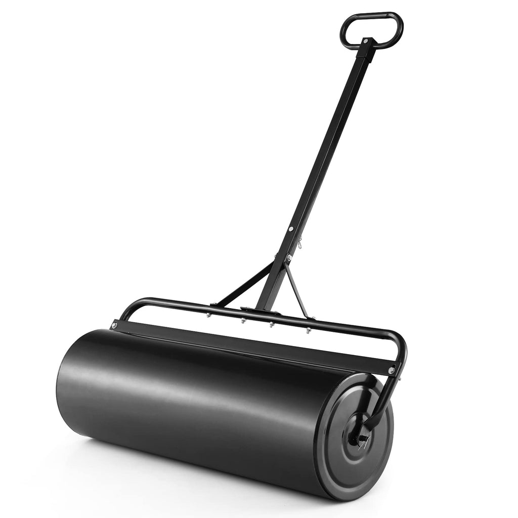 IRONMAX 30 Gallons/113 L Manual Lawn Roller, Water & Sand Fillable, Black