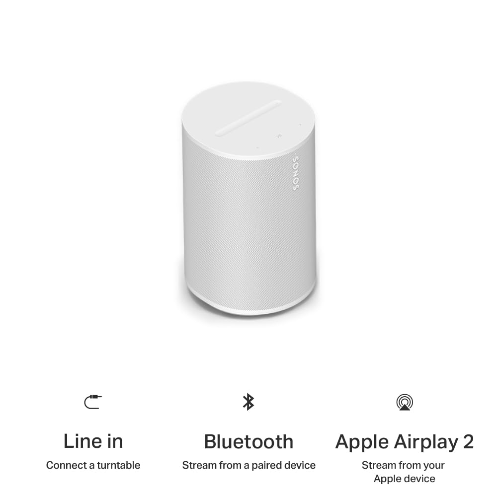 Sonos Era 100 SL Compact, Microphone-Free Speaker - White