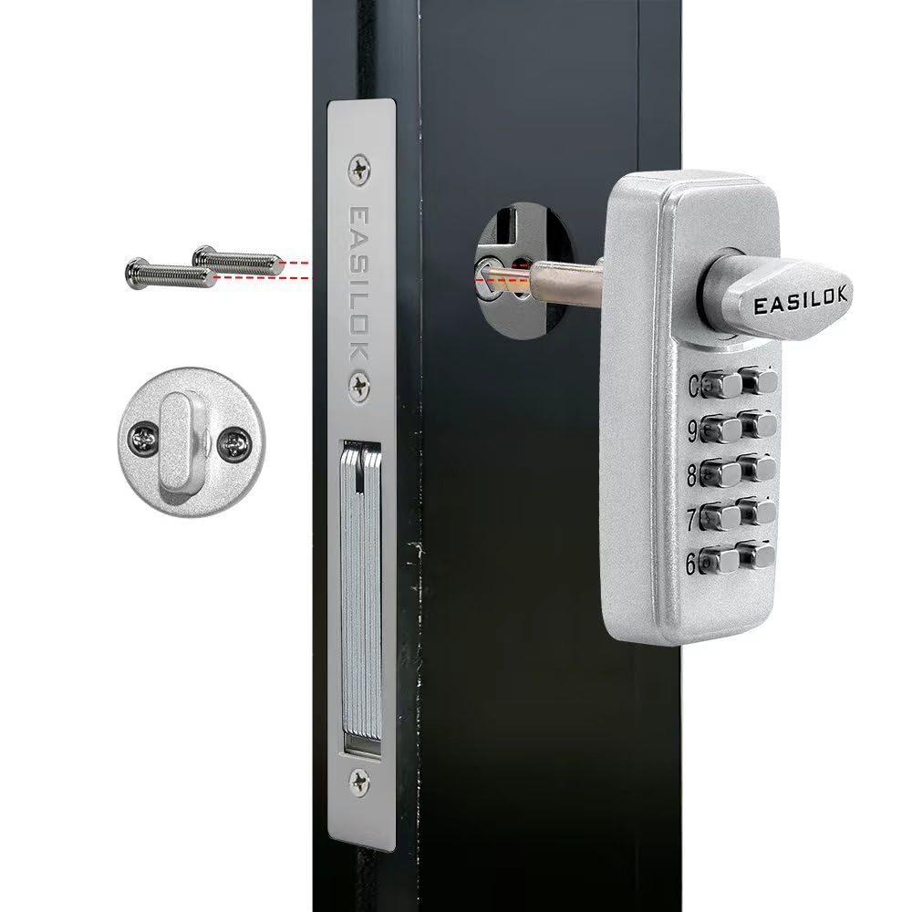 Keyless Keypad Storefront Door Lock Mechanical Commercial Lock