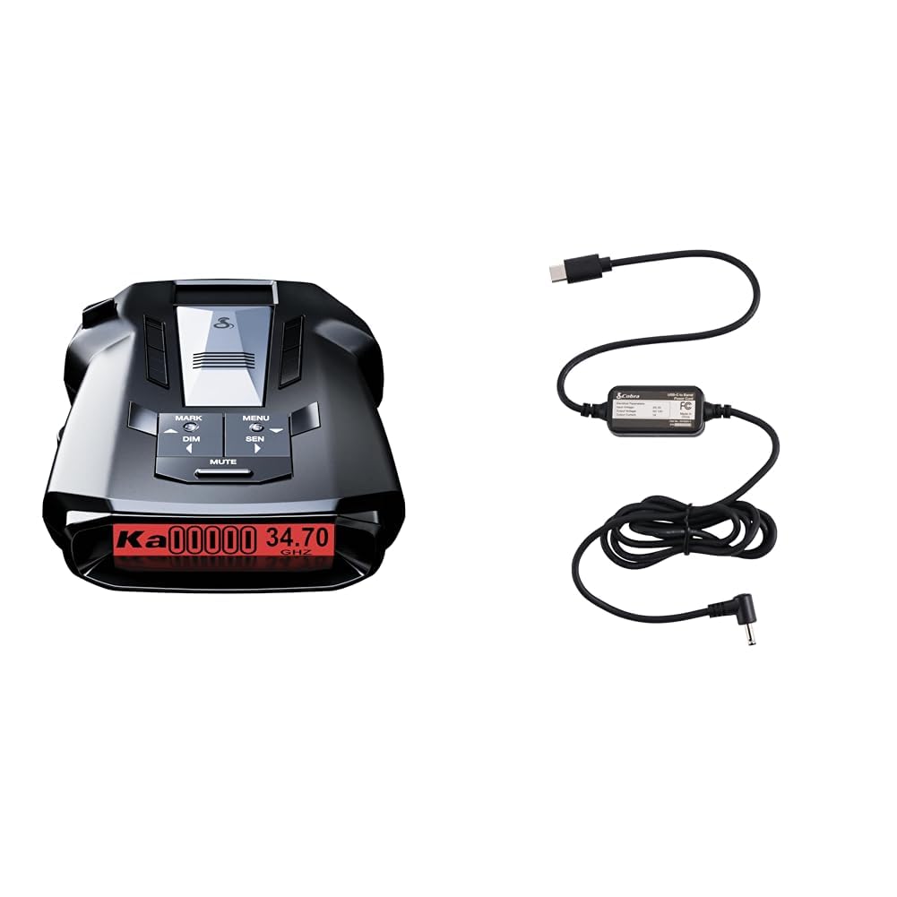 Cobra RAD 700i Laser Radar Detector, Premium Detection Range