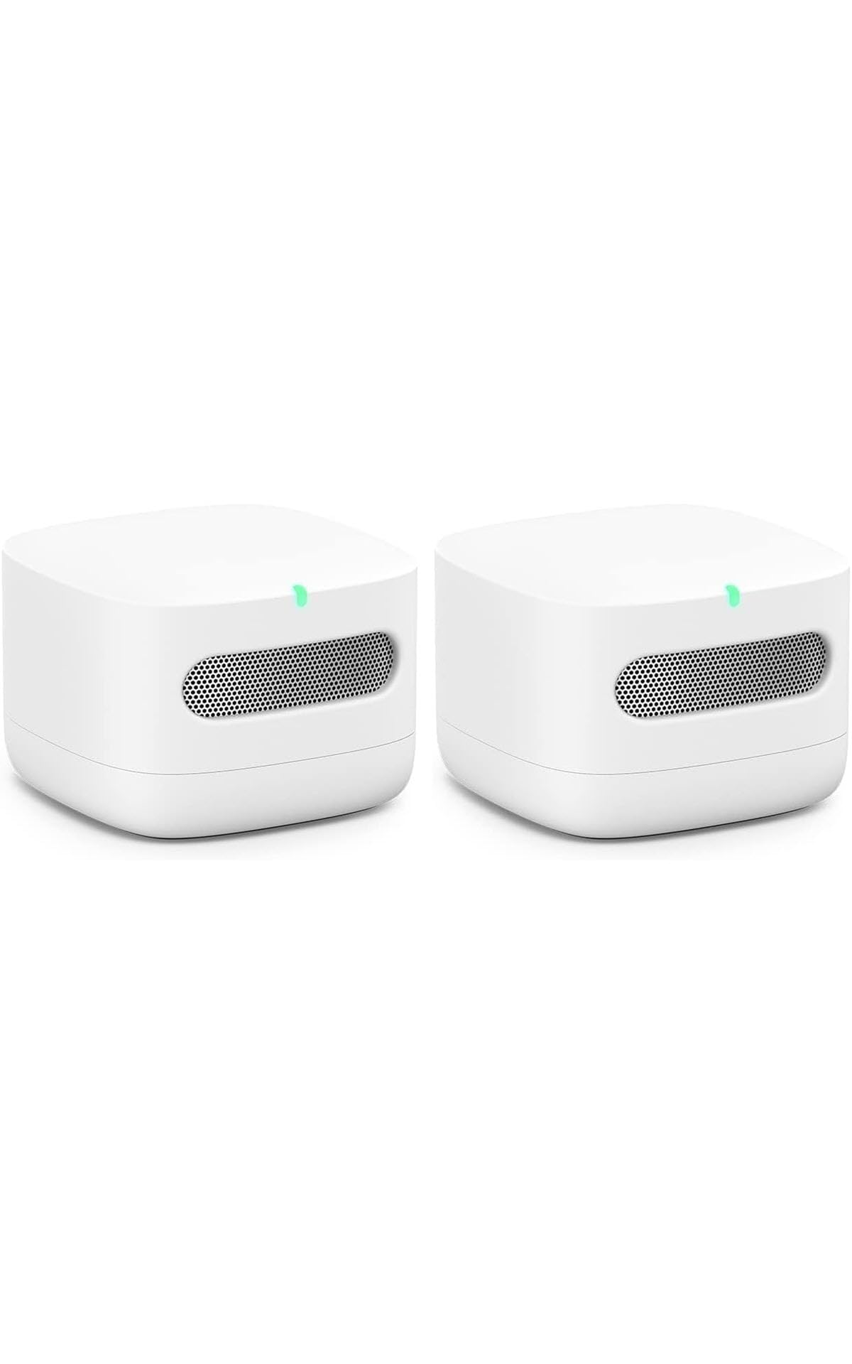 Amazon Smart Air Quality Monitor, Detects temperature, humidity, carbon monoxide, PM2.5 and VOCs, Get notifications when air quality drops, Works with Alexa (2-pack)