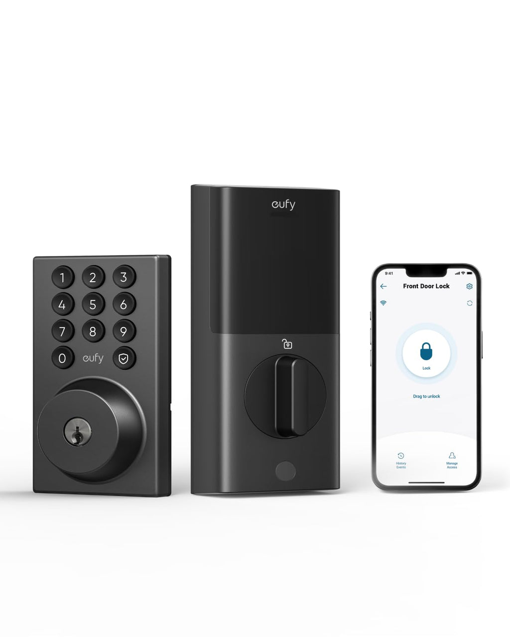 eufy Security Smart Lock C30 with Door Lever, Keyless Entry Door Lock