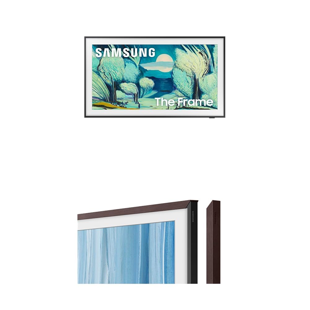 Samsung 55-Inch Class The Frame LS03F 4K QLED Smart TV (2025 Model) Slim Fit Wall Mount, Modern Frame Design, NQ4 AI Gen2 Processor, Art Mode, Artful Picture Quality, Samsung Vision AI, Alexa Built-in
