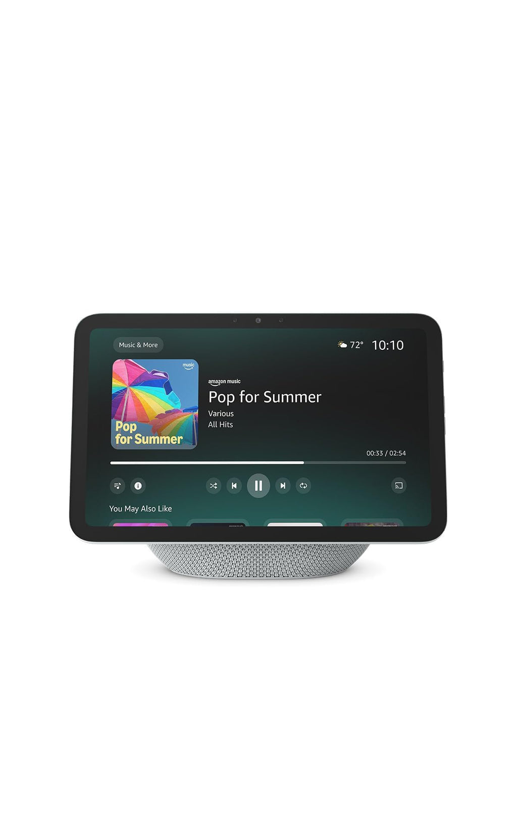 Amazon Echo Show 8 (2025 release) with Amazon Adjustable Stand | Glacier White