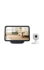 Amazon Echo Show 5 Smart Display with Alexa+ & Blink Mini 2K+ Indoor Security Camera Bundle - 2x Bass, Night Vision, Motion Detection