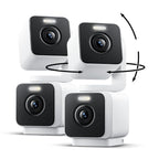 WYZE Duo Cam Pan 2K Dual Cam Indoor/Outdoor Security Camera, 2-Pack