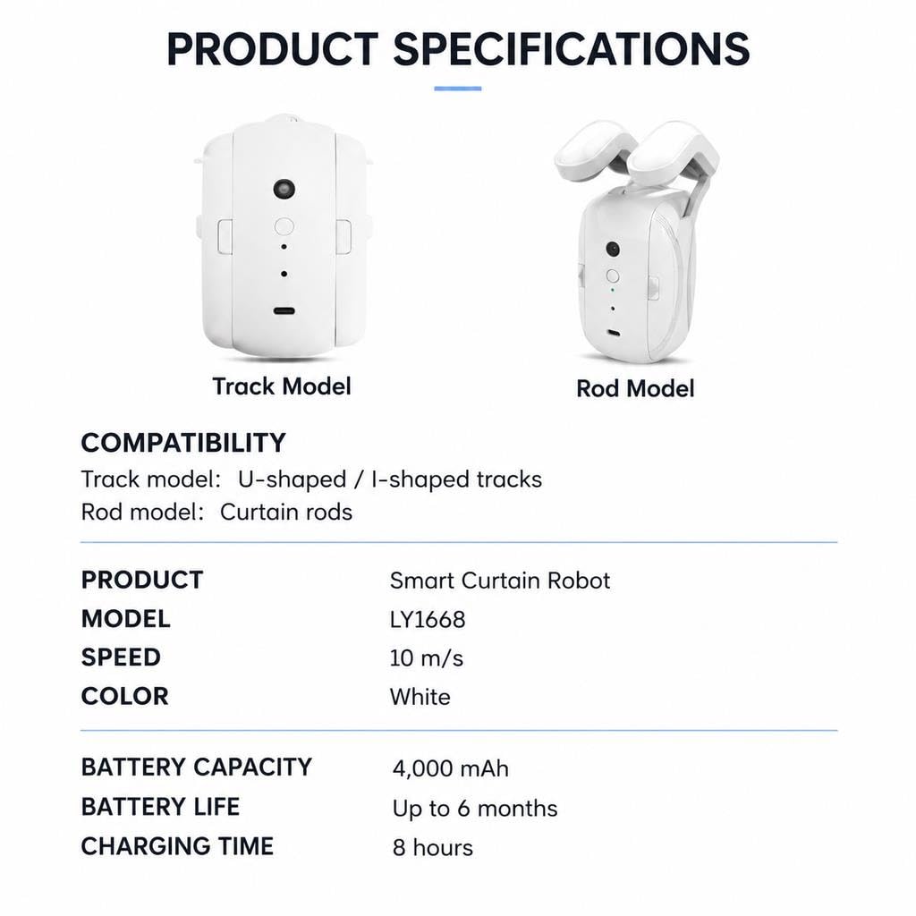 Smart Curtain Motor Slide-Out Remote Opener