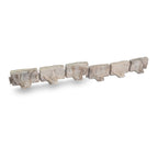 EasyFlex No-Dig Landscape Edging with Anchoring Spikes, 2.7 in. Tall Decorative Stone-Look Garden Border, 60 Foot Kit, Brown