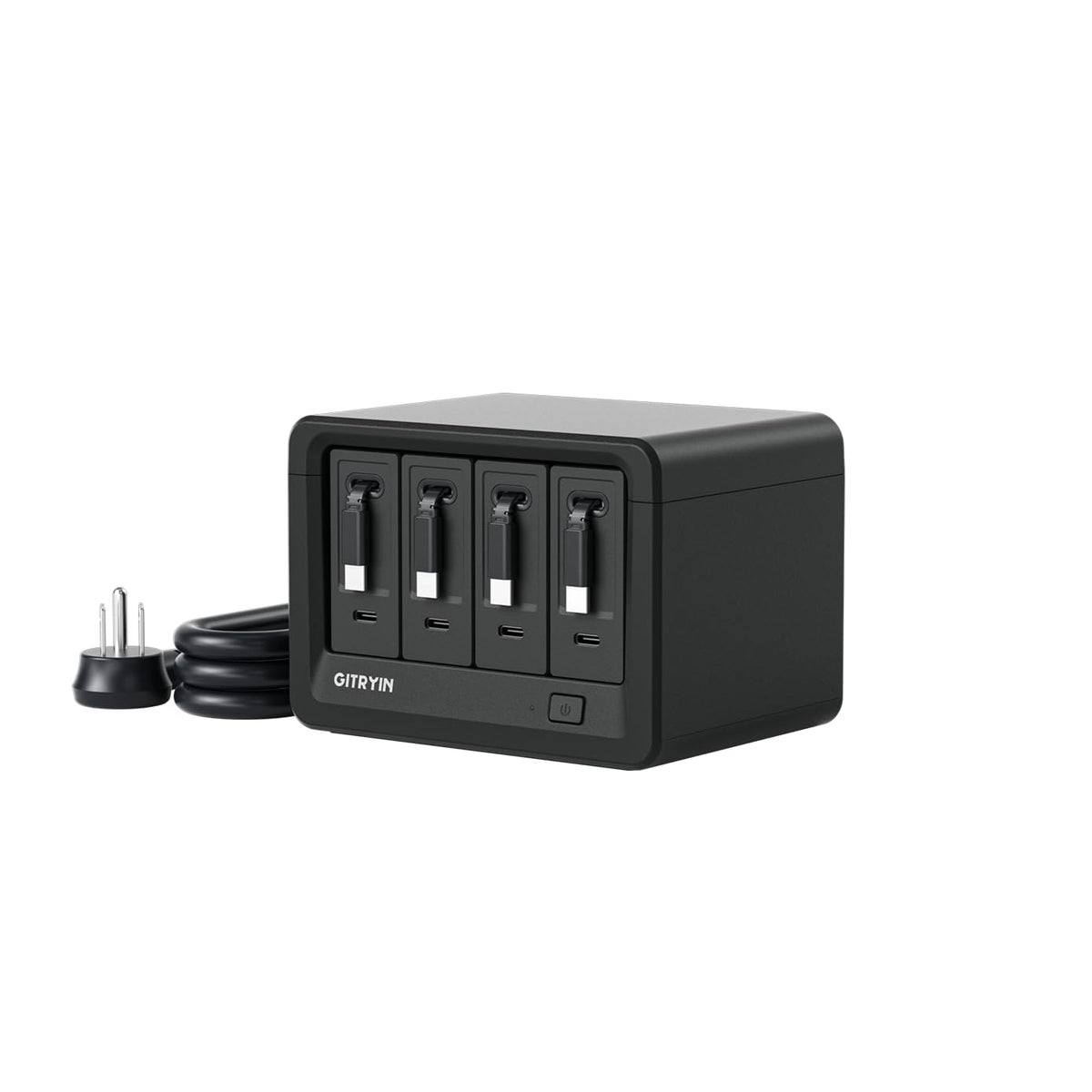 12-in-1 Desktop Charging Station, 160W USB Retractable GaN Charger