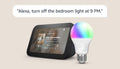 Echo Show 5 with Amazon Basics Smart Color Bulb