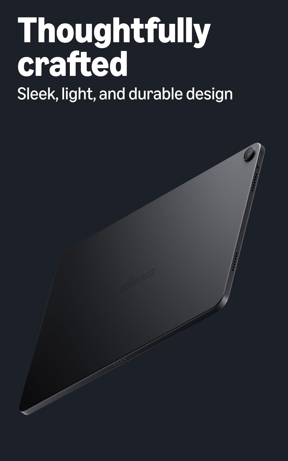 Amazon Alexa Tablet 12 Pro (all-new), 8GB RAM, 128GB, 12″ 2.8K Nanomatte display, All-day battery, With Google Play, Designed for Alexa+, Graphite