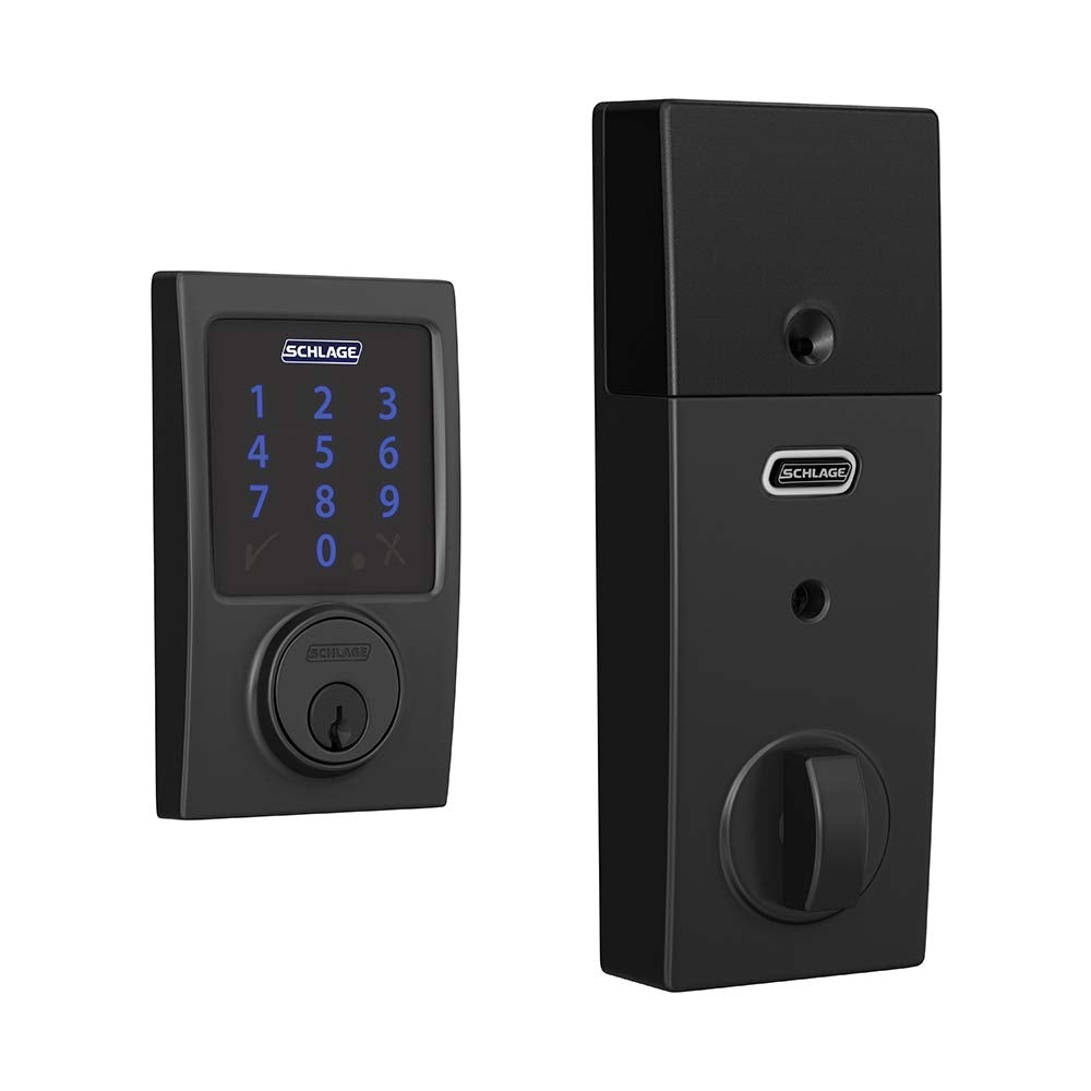 Schlage Connect Smart Deadbolt Lock with Camelot Trim, Satin Nickel