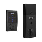 Schlage Connect Smart Deadbolt Lock with Camelot Trim, Satin Nickel