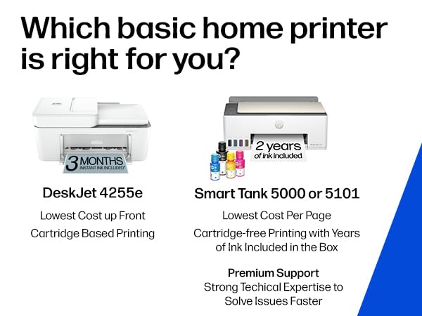 HP DeskJet 4255e Color Inkjet Printer | Wireless | All-in-One