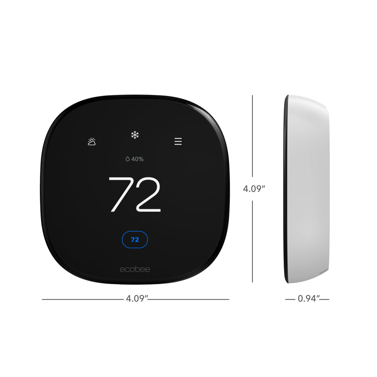 ecobee Smart Thermostat Enhanced, Programmable Wifi Thermostat