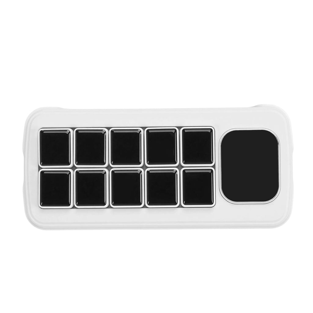 Multi Functional AI Voice Control Panel, 10 Mechanical LCD Macro Keys, 2.01in Secondary Screen for Smart Home Automation, Support AI Speech Recognition Interaction (White)