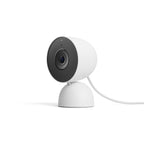 Google Nest Cam Indoor (Wired, 3rd Gen) - Security Camera - 2025 - Snow