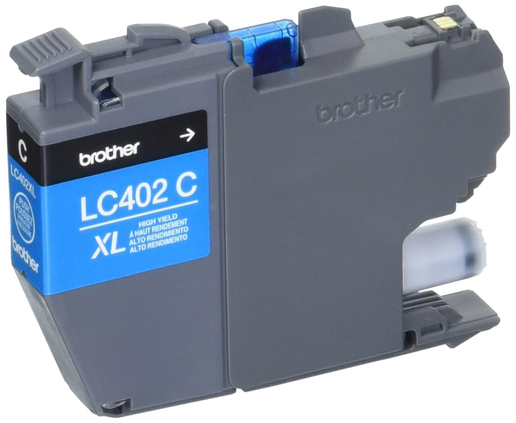 Brother Genuine LC402XL 3PK 3 Pack of High Yield Cyan, Magenta and Yellow Ink Cartridges, Black