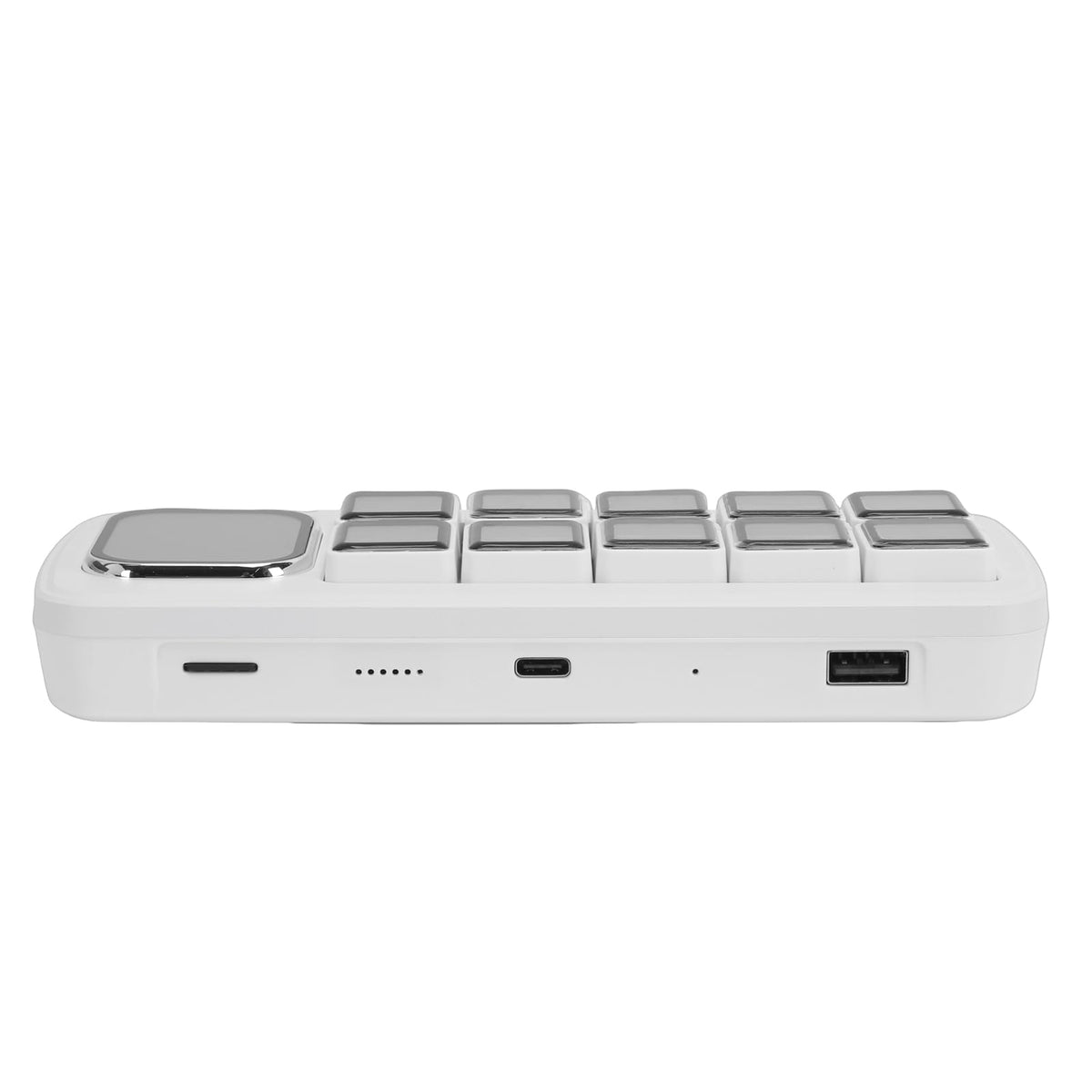 AI Voice Control Panel with LCD Macro Keys for Efficient Task Automation and Theme Modification for Smart Home Use (White)