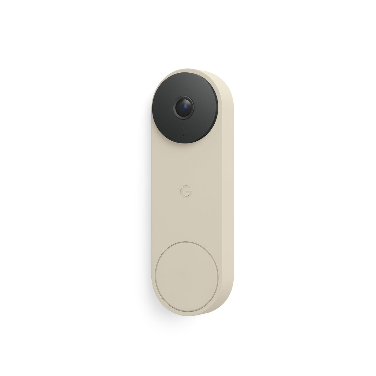 Google Nest Doorbell (Wired, 3rd Gen) - 2K Video, Live View - 2025 - Snow