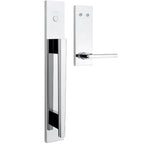 Kwikset Careus Front Door Lock Handle and Deadbolt Set, Entry Door Handleset Exterior with Interior Reversible Lever, Matte Black, Pick Resistant SmartKey Rekey Deadbolt Security