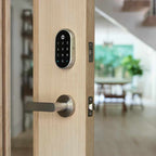 Google Nest x Yale Lock - Tamper-Proof Smart Lock for Keyless Entry - Keypad Deadbolt Lock for Front Door - Satin Nickel