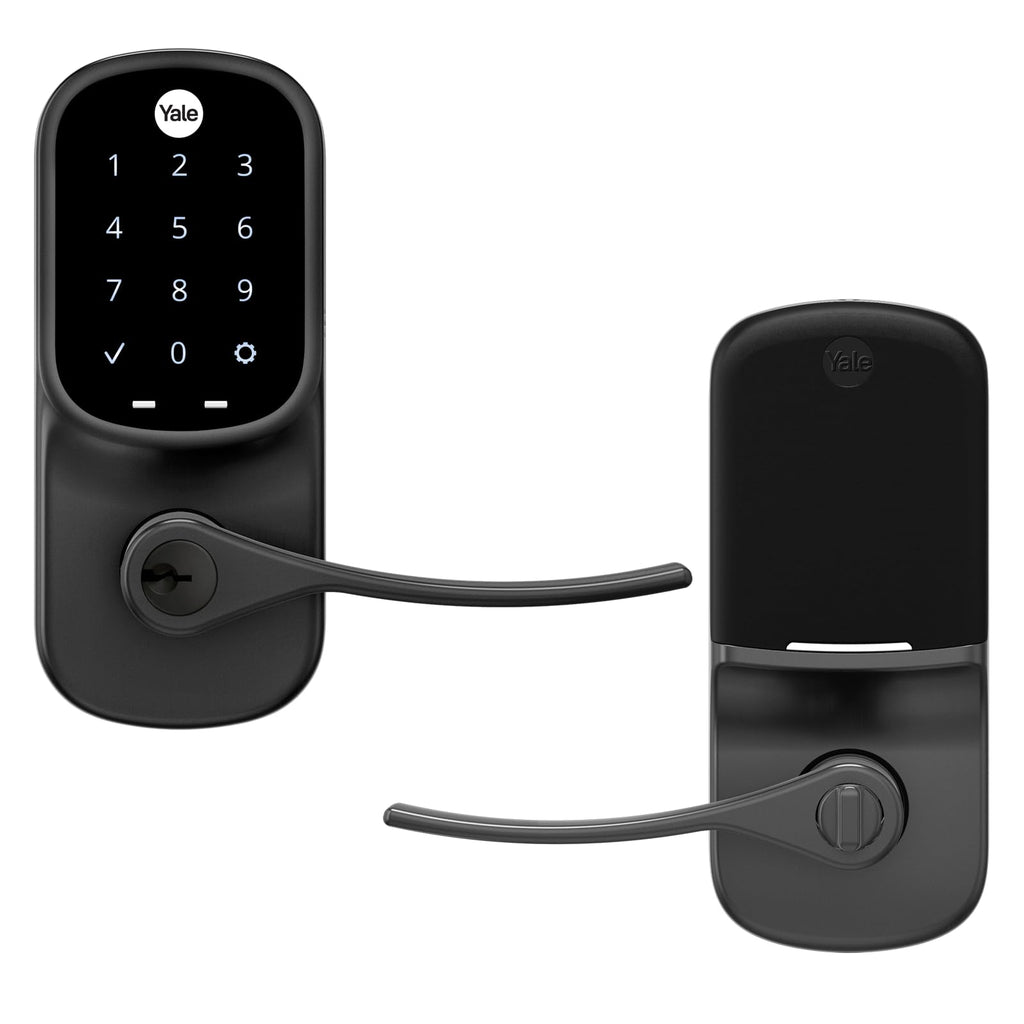 Yale WiFi Smart Lock with Handle & Keypad, Keyless Entry, Satin Nickel