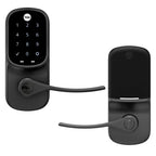 Yale WiFi Smart Lock with Handle & Keypad, Keyless Entry, Satin Nickel